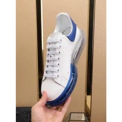 Hypeyourbeast A. Mcqueen Alexander McQueen White / Blue Rubber Sole Air Platform Sneaker