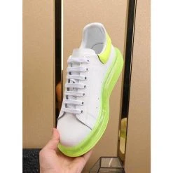 Hypeyourbeast A. Mcqueen Alexander McQueen White / Neon Green Sole Sneaker