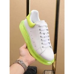 Hypeyourbeast A. Mcqueen Alexander McQueen White / Neon Green Sole Sneaker