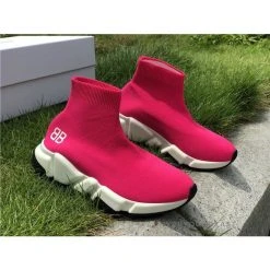 Hypeyourbeast Balenciaga BCG Sock Sneakers Pink