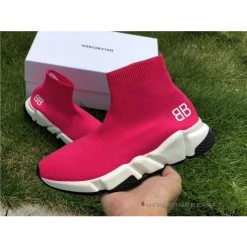 Hypeyourbeast Balenciaga BCG Sock Sneakers Pink