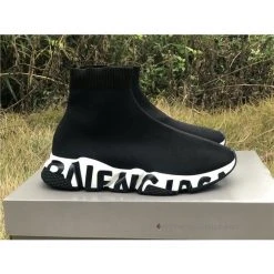 Hypeyourbeast BCG Sock Sneakers 'Graffiti - Black White' Balenciaga 14 Hypeyourbeast BCG Sock Sneakers 'Graffiti - Black White' Balenciaga