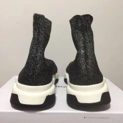 Hypeyourbeast Balenciaga BCG Sock Sneakers Grey White Black