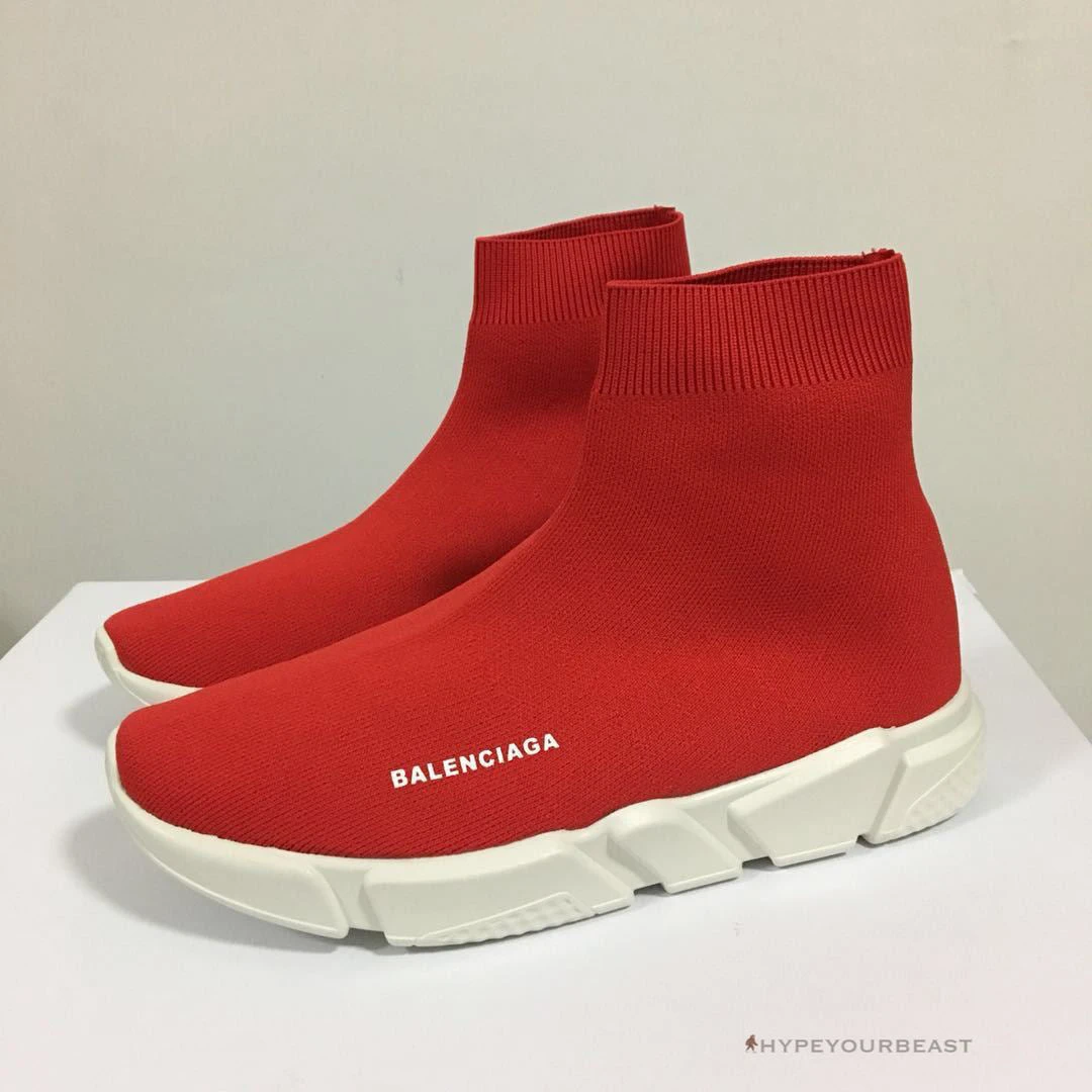 Hypeyourbeast Balenciaga BCG Sock Sneakers Red 2 Hypeyourbeast Balenciaga BCG Sock Sneakers Red