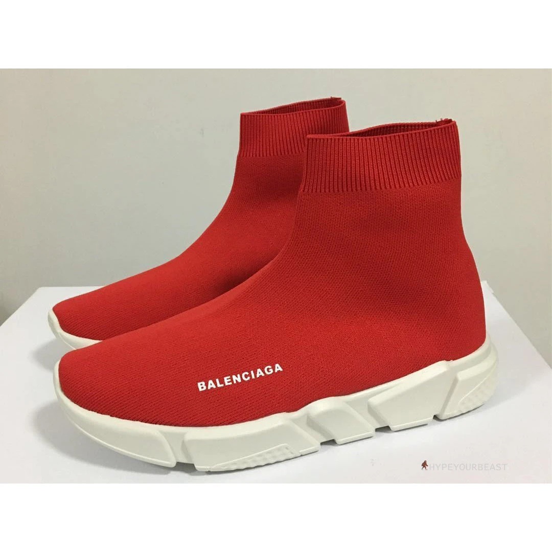 Hypeyourbeast Balenciaga BCG Sock Sneakers Red 1 Hypeyourbeast Balenciaga BCG Sock Sneakers Red