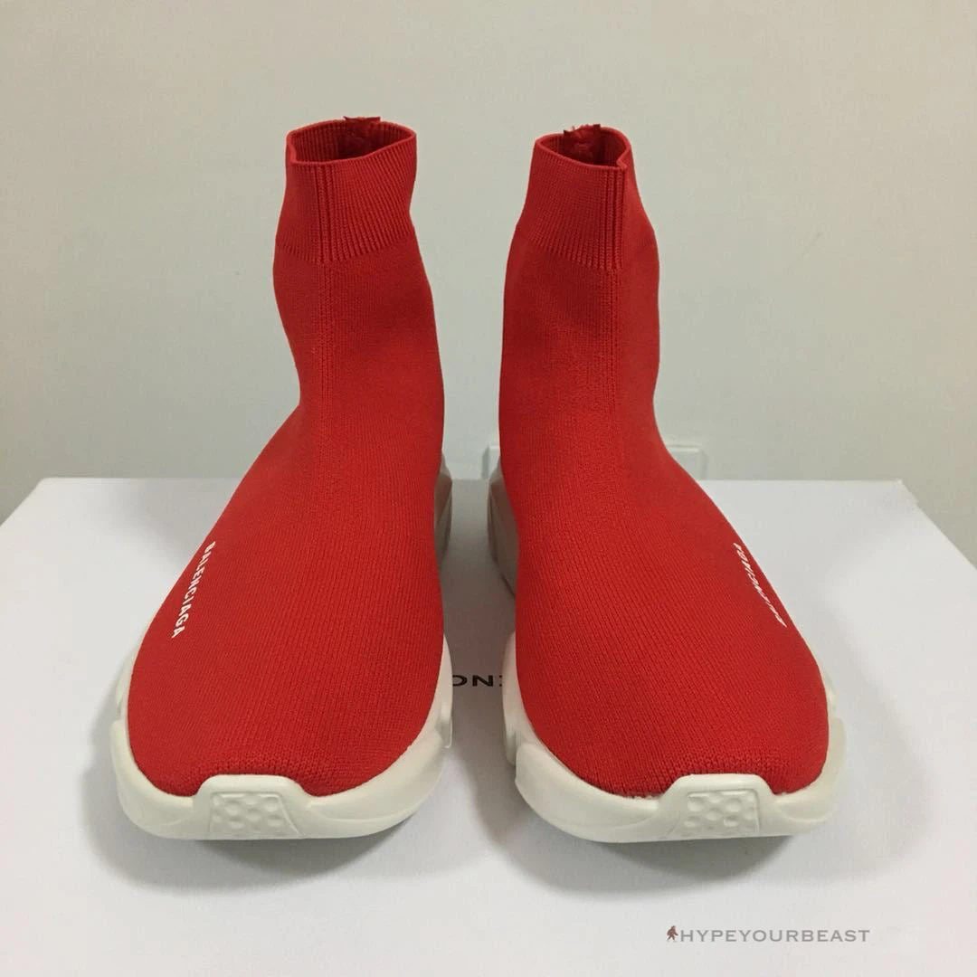 Hypeyourbeast Balenciaga BCG Sock Sneakers Red 8 Hypeyourbeast Balenciaga BCG Sock Sneakers Red