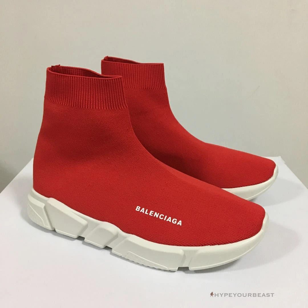 Hypeyourbeast Balenciaga BCG Sock Sneakers Red 3 Hypeyourbeast Balenciaga BCG Sock Sneakers Red