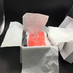 Hypeyourbeast BCG Sock Sneakers Logo Print Red / White Balenciaga