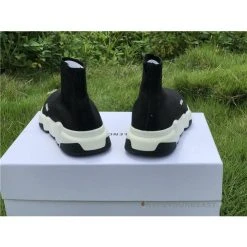 Hypeyourbeast Balenciaga BCG Sock Sneakers Black White 2018