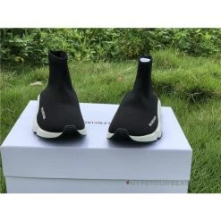 Hypeyourbeast Balenciaga BCG Sock Sneakers Black White 2018