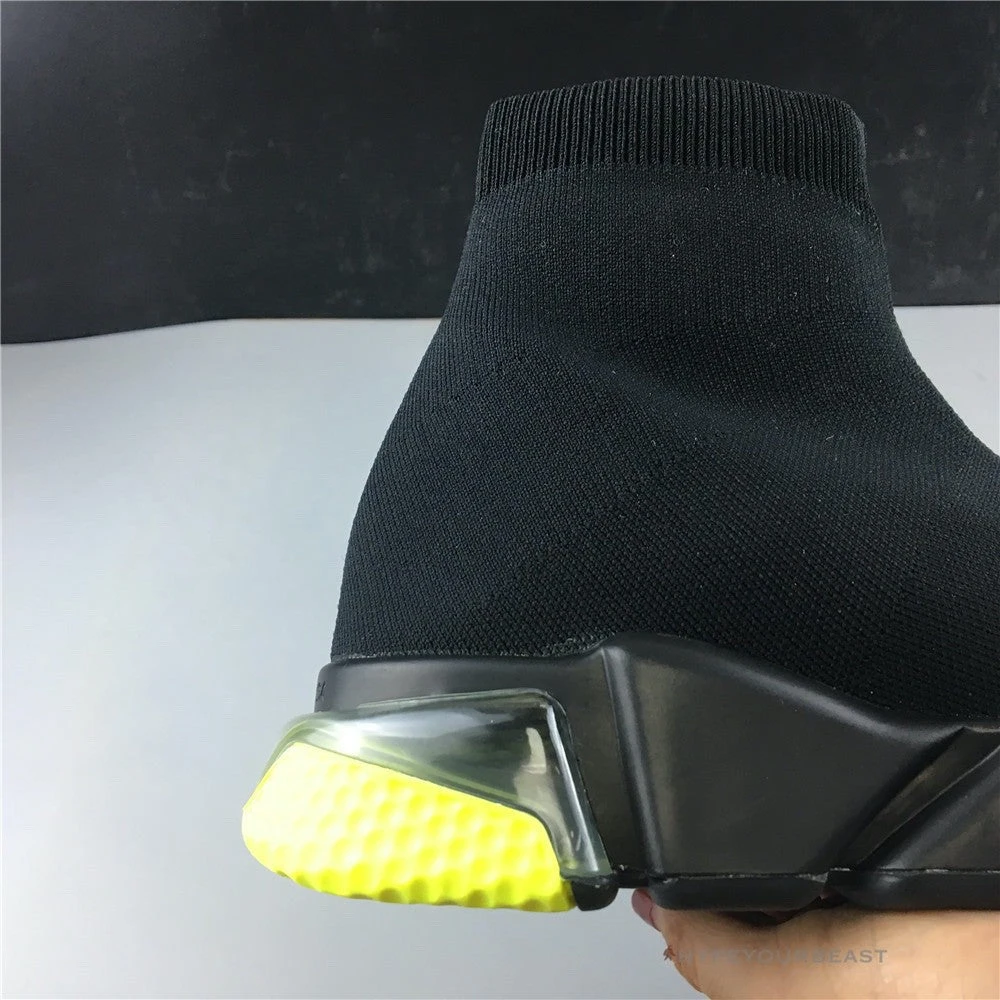 Hypeyourbeast BCG Sock Sneakers Clear Sole - Black Yellow Fluo Balenciaga 5 Hypeyourbeast BCG Sock Sneakers Clear Sole - Black Yellow Fluo Balenciaga