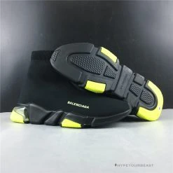 Hypeyourbeast BCG Sock Sneakers Clear Sole - Black Yellow Fluo Balenciaga