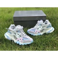 Hypeyourbeast Balenciaga BCG Track Sneakers 3.0 White Blue
