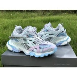 Hypeyourbeast Balenciaga BCG Track Sneakers 3.0 White Blue