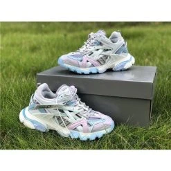 Hypeyourbeast Balenciaga BCG Track Sneakers 3.0 White Blue