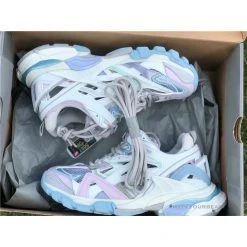 Hypeyourbeast Balenciaga BCG Track Sneakers 3.0 White Blue