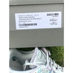 Hypeyourbeast Balenciaga BCG Track Sneakers 3.0 White Blue