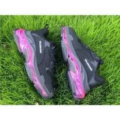 Hypeyourbeast BCG Triple S Clear Sole - Black Pink Neon