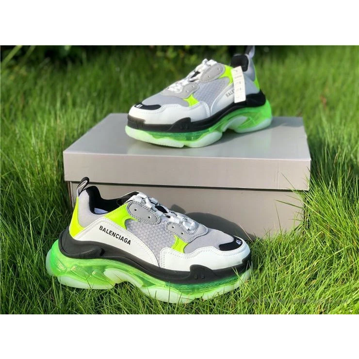 Hypeyourbeast BCG Triple S Grey / Neon Balenciaga Triple S 2 Hypeyourbeast BCG Triple S Grey / Neon Balenciaga Triple S