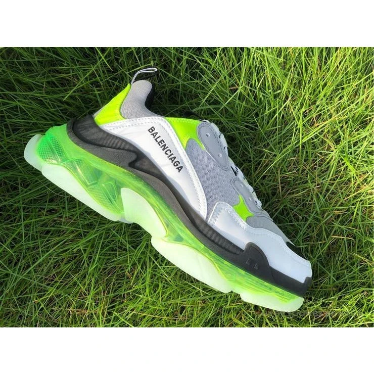 Hypeyourbeast BCG Triple S Grey / Neon Balenciaga Triple S 3 Hypeyourbeast BCG Triple S Grey / Neon Balenciaga Triple S