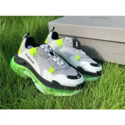 Hypeyourbeast BCG Triple S Grey / Neon Balenciaga Triple S 13 Hypeyourbeast BCG Triple S Grey / Neon Balenciaga Triple S