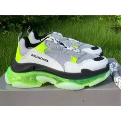 Hypeyourbeast BCG Triple S Grey / Neon Balenciaga Triple S 14 Hypeyourbeast BCG Triple S Grey / Neon Balenciaga Triple S