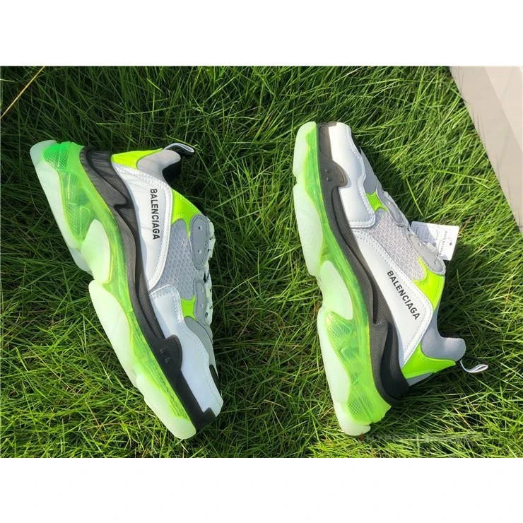 Hypeyourbeast BCG Triple S Grey / Neon Balenciaga Triple S 9 Hypeyourbeast BCG Triple S Grey / Neon Balenciaga Triple S