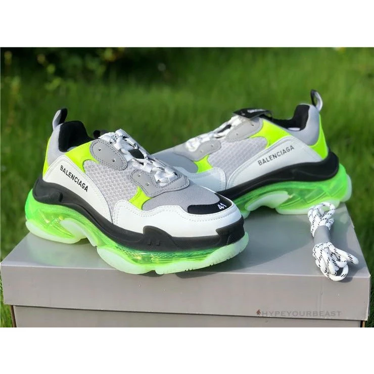Hypeyourbeast BCG Triple S Grey / Neon Balenciaga Triple S 1 Hypeyourbeast BCG Triple S Grey / Neon Balenciaga Triple S