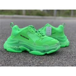 Hypeyourbeast Balenciaga BCG Triple S Neon Green