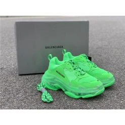 Hypeyourbeast Balenciaga BCG Triple S Neon Green