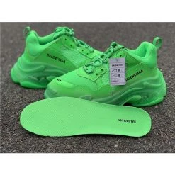 Hypeyourbeast Balenciaga BCG Triple S Neon Green