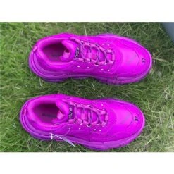 Hypeyourbeast BCG Triple S All Over Logo Pink Balenciaga