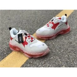 Hypeyourbeast BCG Triple S Clear Sole Red / White