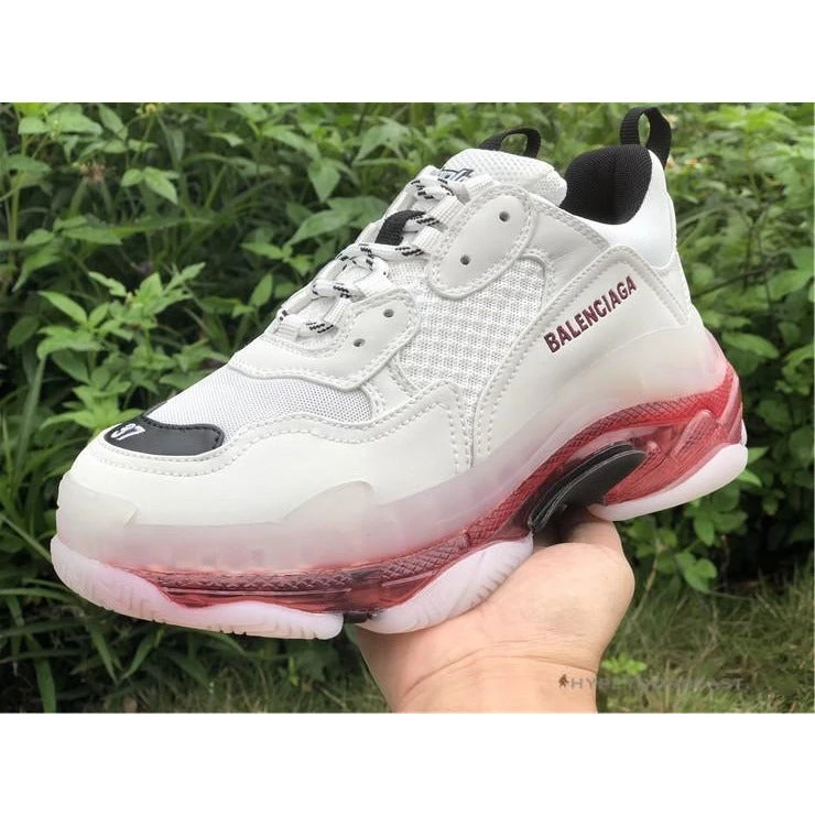 Hypeyourbeast Balenciaga BCG Triple S White / Red 7 Hypeyourbeast Balenciaga BCG Triple S White / Red