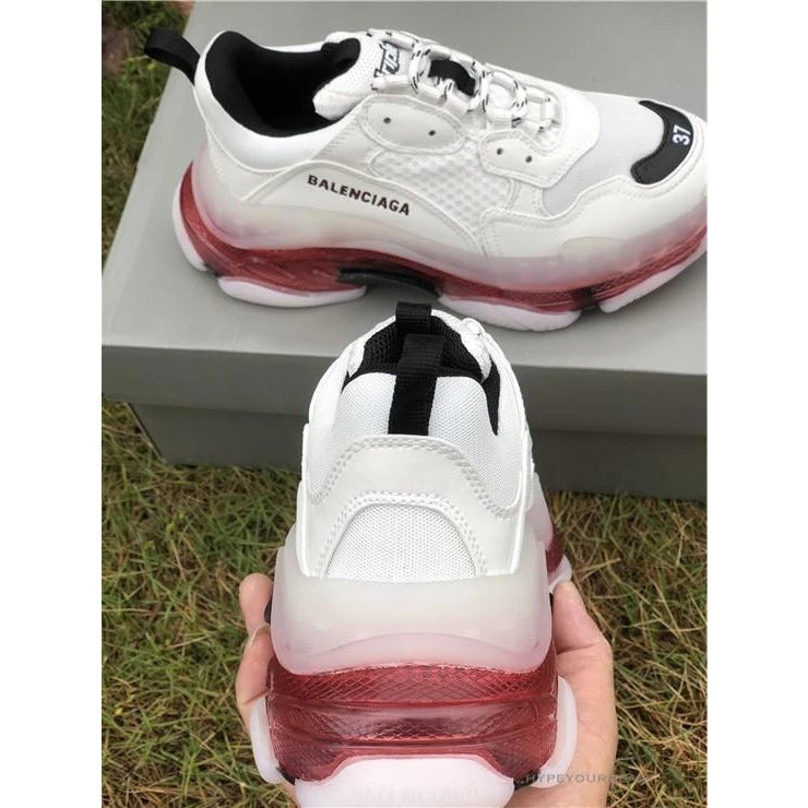 Hypeyourbeast Balenciaga BCG Triple S White / Red 8 Hypeyourbeast Balenciaga BCG Triple S White / Red