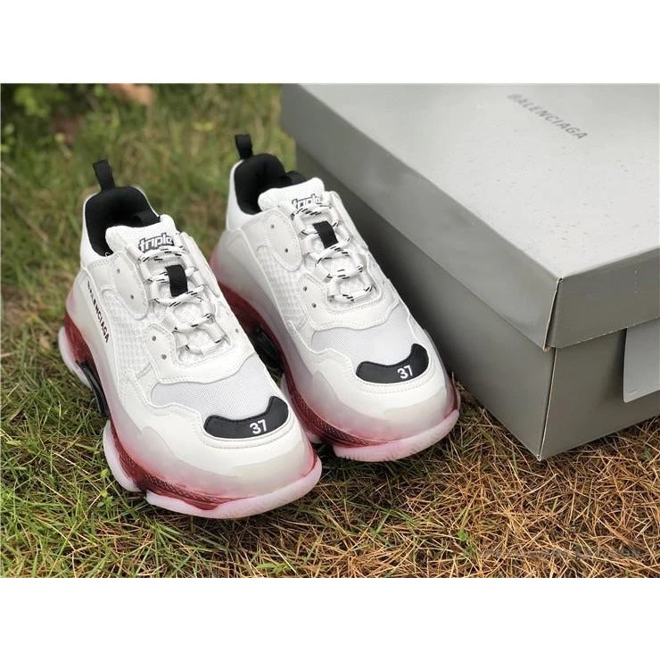 Hypeyourbeast Balenciaga BCG Triple S White / Red 5 Hypeyourbeast Balenciaga BCG Triple S White / Red
