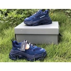 Hypeyourbeast BCG Triple S Clear Sole Navy Blue
