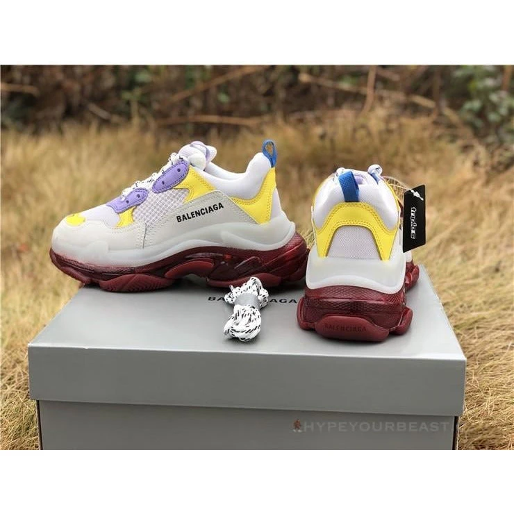Hypeyourbeast Balenciaga BCG Triple S Purple Yellow 6 Hypeyourbeast Balenciaga BCG Triple S Purple Yellow