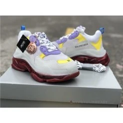 Hypeyourbeast Balenciaga BCG Triple S Purple Yellow 11 Hypeyourbeast Balenciaga BCG Triple S Purple Yellow