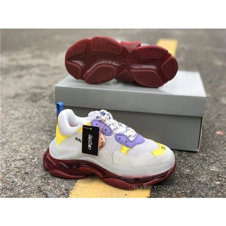 Hypeyourbeast Balenciaga BCG Triple S Purple Yellow 4 Hypeyourbeast Balenciaga BCG Triple S Purple Yellow