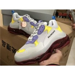 Hypeyourbeast Balenciaga BCG Triple S Purple Yellow 17 Hypeyourbeast Balenciaga BCG Triple S Purple Yellow