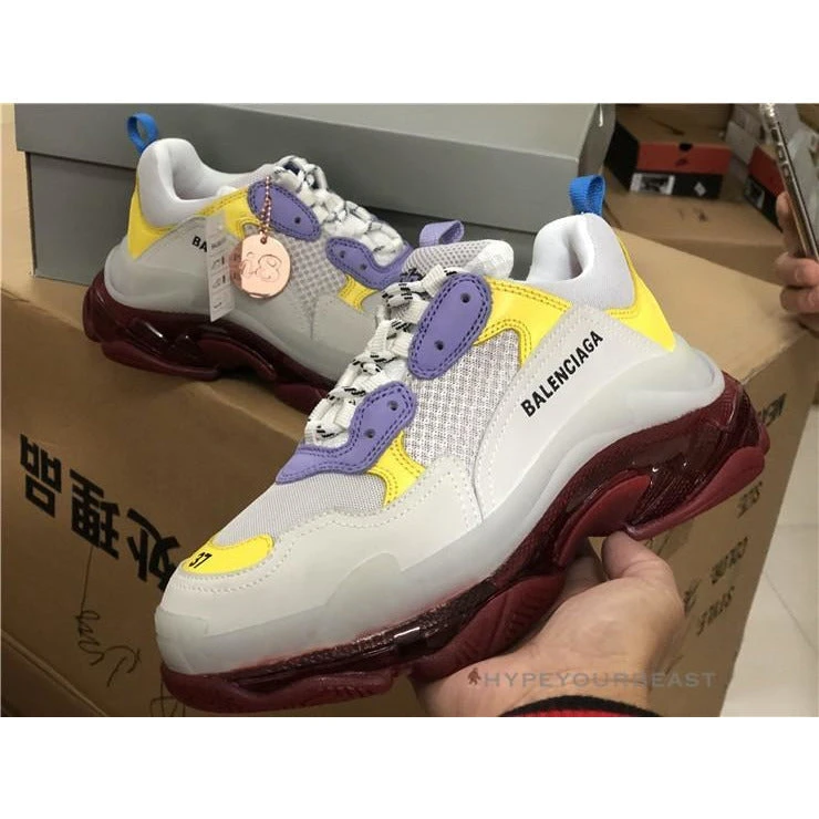 Hypeyourbeast Balenciaga BCG Triple S Purple Yellow 9 Hypeyourbeast Balenciaga BCG Triple S Purple Yellow