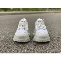 Hypeyourbeast Balenciaga BCG Triple S White / Clear Sole