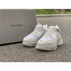 Hypeyourbeast Balenciaga BCG Triple S White / Clear Sole