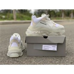 Hypeyourbeast Balenciaga BCG Triple S White / Clear Sole