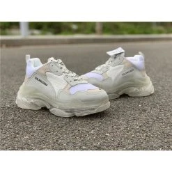Hypeyourbeast Balenciaga BCG Triple S White / Clear Sole