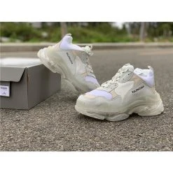 Hypeyourbeast Balenciaga BCG Triple S White / Clear Sole