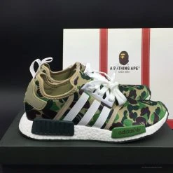 Hypeyourbeast Bape X Adidas NMD Green Camo