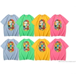 Hypeyourbeast Clothes BAPE Baby Milo Color Square Ape Head Tee Shirt 'GREEN' 41 Hypeyourbeast Clothes BAPE Baby Milo Color Square Ape Head Tee Shirt 'GREEN'