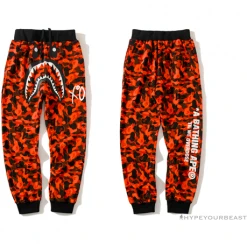 Hypeyourbeast BAPE X XO Camouflage Red Pants Clothes